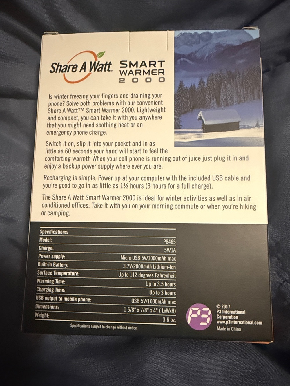 Silver Smart Warmer 2000 – Portable Phone Warmer & Charger - Picture 4 of 5